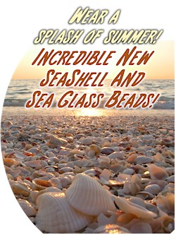 New Seashell Beads and Pendants!